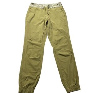 Duluth Trading Co Pants Womens 4 Green Jogger Elastic Waist Cuffed Stretch Soft